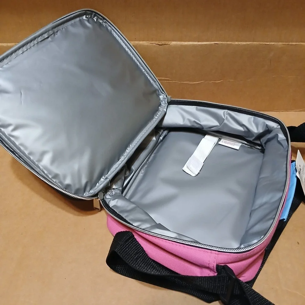 LOL Surprise Insulated Lunch Bag Pink Glitter Girl Characters Shoulder Strap